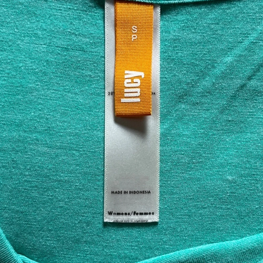Women's Turquoise Batwing Workout Yoga Top Blouse L/S Loose Fit Athletic - Picture 6 of 12